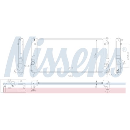 Nissens RADIATOR 64822